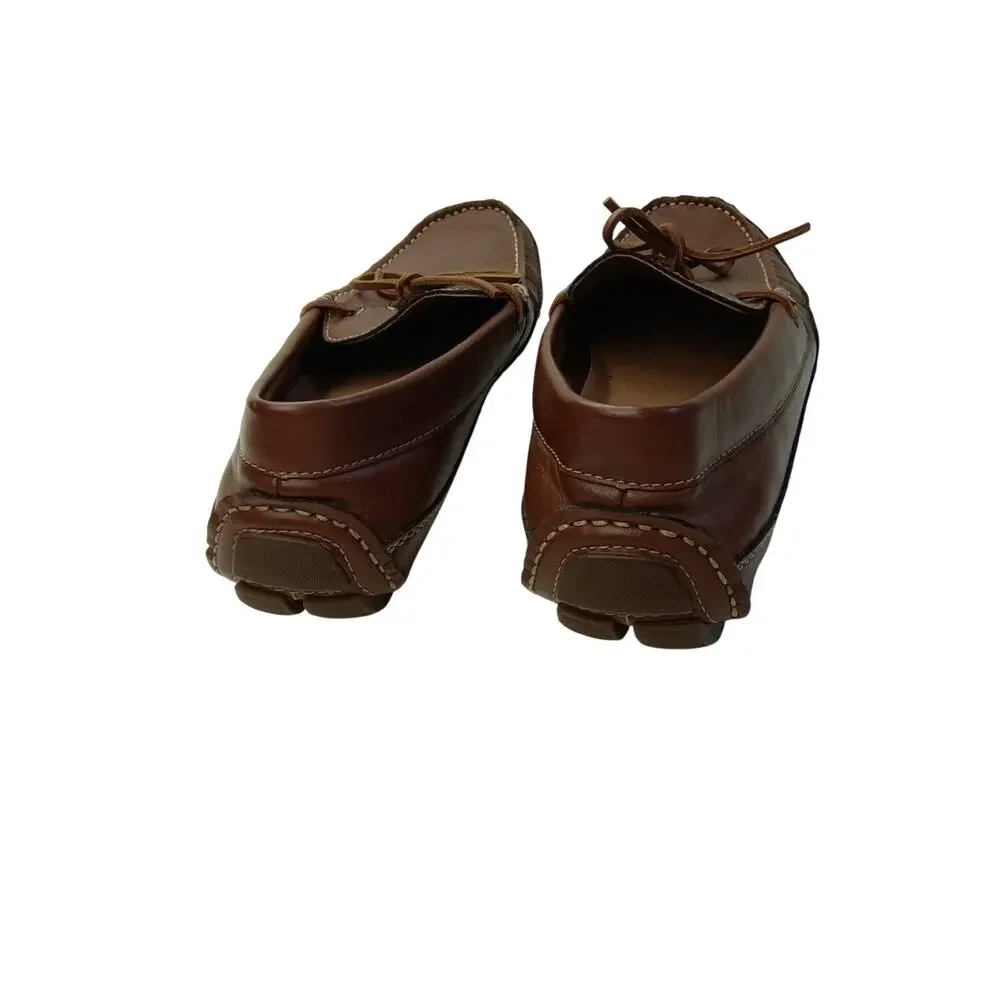 Izod Men's Burton Brown Slip-On Boat Shoes Mocs